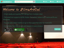 Tablet Screenshot of filmsarecool.com